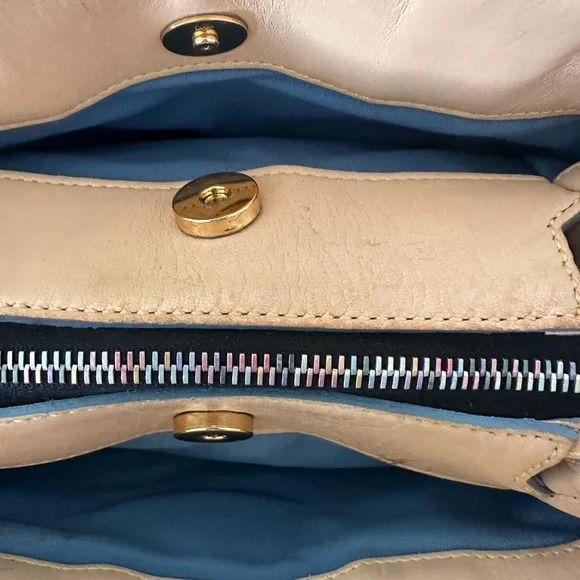 Dooney & Bourke Vintage Multicolor Rainbow Small “IT” Buckle Bag Satchel Y2K - Picture 7 of 9